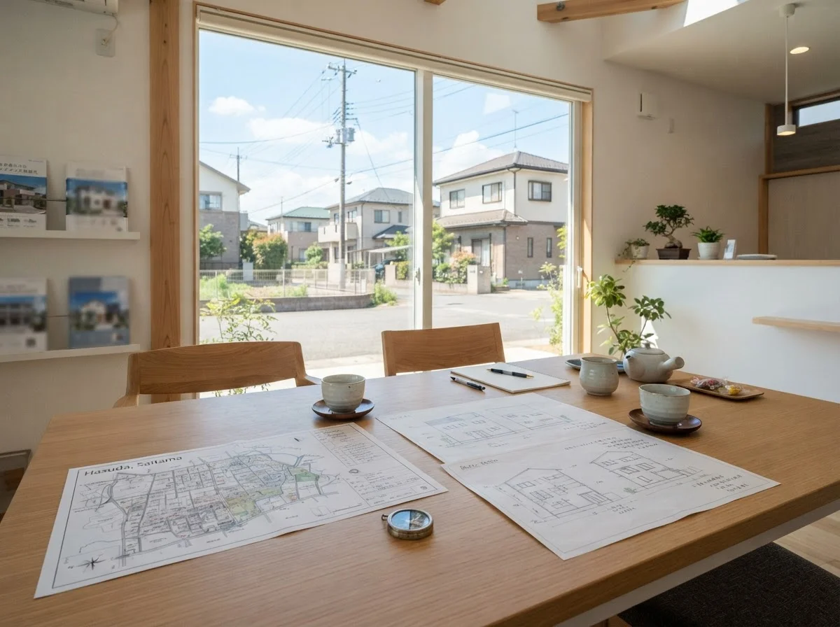 進入路から見た整備前の草地